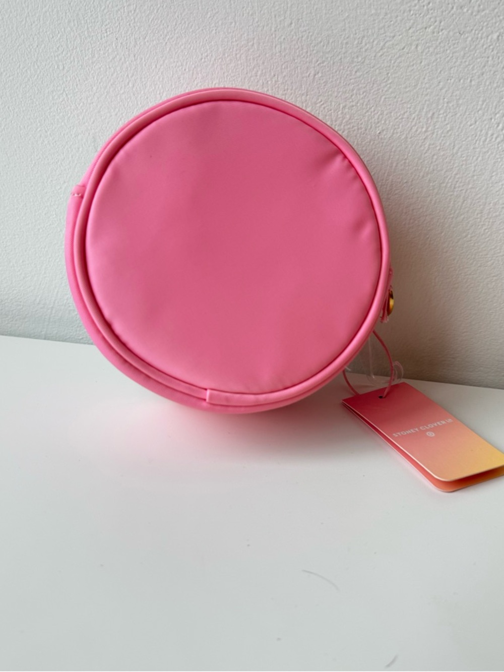 NWT- Stoney Clover Lane X Target Pink Rainbow Cloud Round Accessory Pouch - Picture 5 of 10